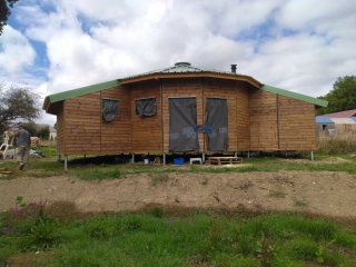 Maison en Pétale de Gaëlle (chantier en cours de finition)